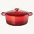 Caçarola de Ferro Fundido Vermelha Le Creuset Esmaltada 4,2 Litros -  24cm Redonda Alta 1086 - Imagem 1