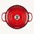 Caçarola de Ferro Fundido Vermelha Le Creuset Esmaltada 4,2 Litros -  24cm Redonda Alta 1086 - Imagem 3