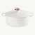 Caçarola de Ferro Fundido Branca Le Creuset Esmaltada 4,2 Litros -  24cm Redonda Alta 1085 - Imagem 1