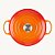 Caçarola de Ferro Fundido Laranja Le Creuset Esmaltada 4,2 Litros -  24cm Redonda Alta 1081 - Imagem 2