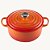 Caçarola de Ferro Fundido Laranja Le Creuset Esmaltada 4,2 Litros -  24cm Redonda Alta 1081 - Imagem 1