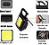 Mini Lanterna Led Portátil/USB Recarregável Iuminação 3 Modos e Luz Lanternas, Chaveiro e Abridor de Garrafa K17-3 - Imagem 2