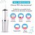 Irrigador Dental Oral Portátil Recarregável USB 220ml Floss Limpeza Bocal Jato Forte W1-12 - Imagem 5