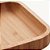 Bandeja de Bambu Retangular 27cm, petisqueira, travessa, chá, café, frutas HM5400 - Imagem 2