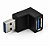 ADAPTADOR USB 3.0 MACHO P/ USB 3.0 FÊMEA 90° XC-ADP-52 - Imagem 5