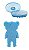 Kit Banho 1 Saboneteira Com Tampa + 1 Esponja Bebe Infantil ZU - Imagem 3