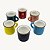 Kit com 6 Mini Canecas de Porcelana Coloridas - 5cm - Chá Café Canequinha AG1195 - Imagem 2