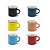Kit com 6 Mini Canecas de Porcelana Coloridas - 5cm - Chá Café Canequinha AG1195 - Imagem 1