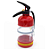 Coqueteleira de Plástico Modelo Extintor 1,5ml Ideal para Bares e Restaurantes, Porta Bebidas HM6843 - Imagem 1