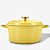 Panela de Ferro Fundido Esmaltado, Cozimento Doméstico e Antiaderente, Fogão Gás e Indução 24cm CE07 - Imagem 3