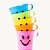 Kit Caneca de Plastico Carinha Feliz 180ml BC23162 - Imagem 1