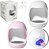Mini Cabine Secadora de Unhas Portátil com 3 Leds 6W + Temporizador e Cabo USB RCB0196 Cores Sortidas - Imagem 1