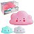 Luminaria Nuvem de Mesa a Bateria 15Cm Abajur Infantil Cores Sortidas - Imagem 1