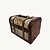 Caixa de Joias Vintage de Madeira Estilo Retrô para Bijuteria, Acessórios, Organizador de Tesouro - Kit com 3 Baús HM6778 - Imagem 3