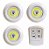 Luminária Kit 3 Lâmpadas Led Sem Fio com Controle MT027 - Imagem 1