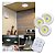 Luminária Kit 3 Lâmpadas Led Sem Fio com Controle MT027 - Imagem 3
