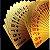 Baralho Dolar Dourado Folheado Poker Truco Cartas Jogos Dólar MT066 - Imagem 2
