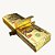 Baralho Dolar Dourado Folheado Poker Truco Cartas Jogos Dólar MT066 - Imagem 3
