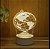Luminária  Globo LED USB Acrílico e Plástico 20cm - DAM290 - Imagem 1