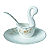 Aparelho de Jantar e Chá de PORCELANA -  60PCS - Imagem 3