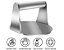 Prensa Smash Burger de Aço Inox 14cm, Molde para Hamburger Redondo HM7092 - Imagem 2