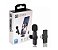 Microfone de Lapela Bluetooth com 1 Microfone TYPE-C TC-F2-A - Imagem 3