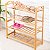 Sapateira de Bambu 4 andares HM6719 - Imagem 1