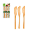Espátula para Patê em Bambu Com 3 Peças Art House 16cm - IZ731 - Imagem 1