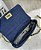 Bolsa Feminina Transversal com Fecho na frente Jeans costurada - 19x11cm - 90032 - Imagem 4