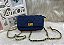 Bolsa Feminina Transversal com Fecho na frente Jeans costurada - 19x11cm - 90032 - Imagem 2
