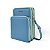 Bolsa Feminina Carteira Porta Celular 3 Divisorias Transversal 3 Ziper Fechado Mini Bag - 20326 - Imagem 12