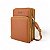 Bolsa Feminina Carteira Porta Celular 3 Divisorias Transversal 3 Ziper Fechado Mini Bag - 20326 - Imagem 15