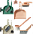 Kit de Limpeza de Plástico com 1 Pá + 3 Escovas Multiuso 4 Peças BC23153 - Imagem 4