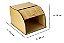 Porta Pão Caixa Sanfonada de MDF Madeira Tampa Corrediça - Porta Pão, Biscoitos, Bolos 27x22x18 - Imagem 2