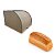 Porta Pão Caixa Sanfonada de MDF Madeira Tampa Corrediça - Porta Pão, Biscoitos, Bolos 27x22x18 - Imagem 3