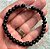 Pulseira Murano Italiano 6mm Minimalista + Pingente de Cruz Pedra Hematita Natural - PUL02 - Imagem 1