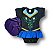 Body Bebê Temático Frozen Suedine 100% Algodão. - Imagem 1