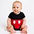 Body Bebê Temático Mickey Preto 100% Algodão. - Imagem 1