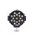 Farol de milha off-road redondo 17 LEDs 51w 9V/60V caminhão - Imagem 4