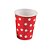 Copo de papel poás vermelho (10 un) - Imagem 1