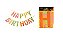 Faixa decorativa happy birthday colorida (1 un) - Imagem 1