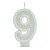 Vela numeral branca basic glitter (01un) - Imagem 10