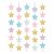 Cortina decorativa estrelas candy colors (06un) - Imagem 1