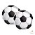 Prato de papel bola de futebol (08 un) - Imagem 1