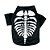 Roupa para pet halloween esqueleto (01 un) - Imagem 1
