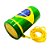 Corneta verde e amarela (01 un) - Imagem 1