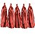 Tassel vermelho metalizado (05 un) - Imagem 1