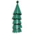 Chapéu de festa verde folha (5 unidades) - Imagem 2