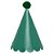 Chapéu de festa verde folha (5 unidades) - Imagem 1