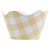Forminha de cupcake xadrez amarelo (10 unidades) - Imagem 2